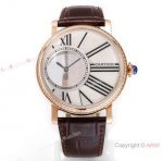 1-1 Swiss Replica Cartier Rotonde De Cartier Rose Gold Watch Diamond-set